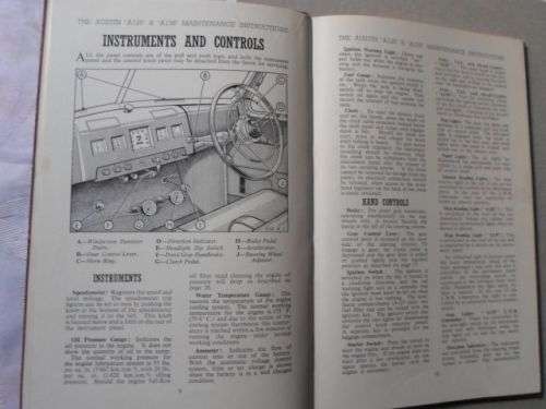 AUSTIN SHEERLINE A125 AND AUSTIN PRINCESS A135 - RUNNING AND MAINTENANCE INSTRUCTIONS 1954