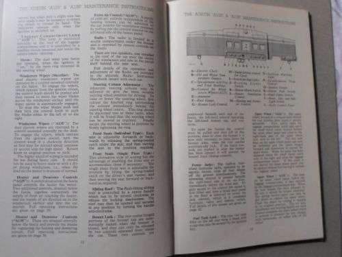 AUSTIN SHEERLINE A125 AND AUSTIN PRINCESS A135 - RUNNING AND MAINTENANCE INSTRUCTIONS 1954