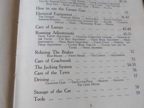 HANDBOOK OF THE AUSTIN TWENTY  - SIX-CYLINDER