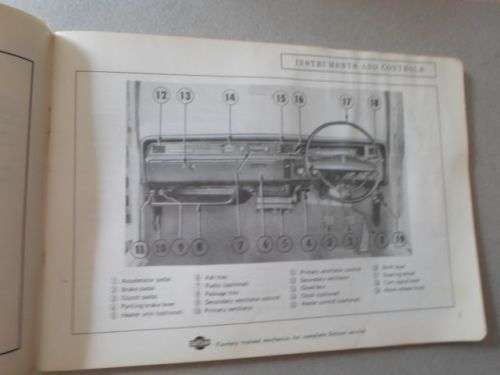 DATSUN 2000 . 2300 OWNER'S MANUAL