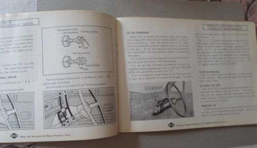 DATSUN 2000 . 2300 OWNER'S MANUAL