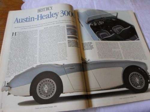 CLASSIC AND SPORTSCAR OCOTBER 1995 ( S.A. DART , HEALEY 3000 , JENSEN INTERCEPTOR , DATSUN 260Z )