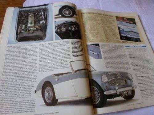 CLASSIC AND SPORTSCAR OCOTBER 1995 ( S.A. DART , HEALEY 3000 , JENSEN INTERCEPTOR , DATSUN 260Z )