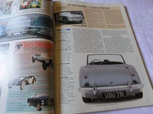 CLASSIC AND SPORTSCAR OCOTBER 1995 ( S.A. DART , HEALEY 3000 , JENSEN INTERCEPTOR , DATSUN 260Z )