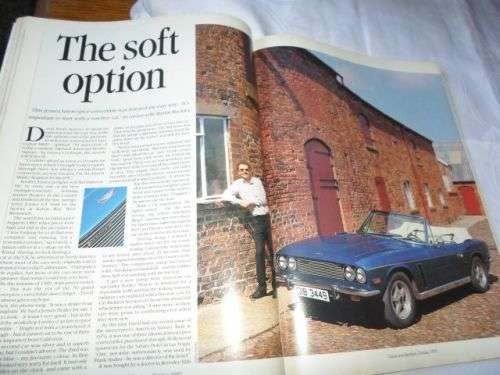 CLASSIC AND SPORTSCAR OCOTBER 1995 ( S.A. DART , HEALEY 3000 , JENSEN INTERCEPTOR , DATSUN 260Z )