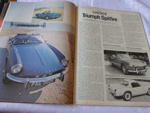 THOROUGHBRED & CLASSIC CARS MAGAZINE AUGUST 1981 ( TRIUMPH SPITFIRE , AUSTIN ,