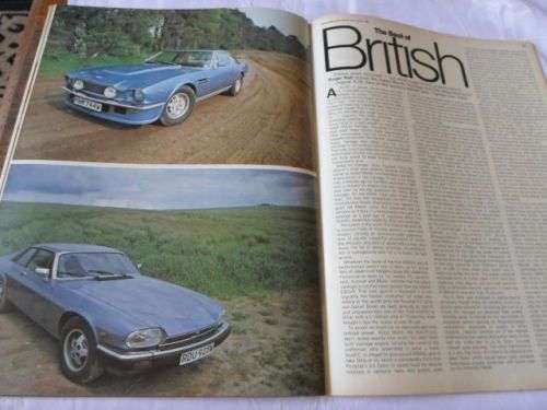 THOROUGHBRED & CLASSIC CARS MAGAZINE AUGUST 1981 ( TRIUMPH SPITFIRE , AUSTIN ,