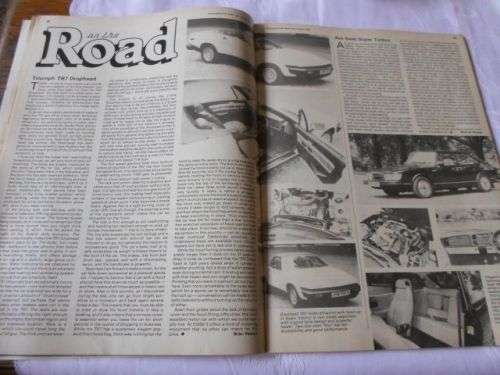 THOROUGHBRED & CLASSIC CARS MAGAZINE OCTOBER 1980 ( GSM DART , MGC , TRIUMPH TR7 ,