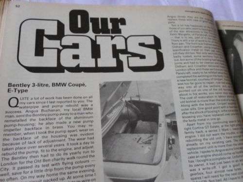 THOROUGHBRED & CLASSIC CARS MAGAZINE OCTOBER 1980 ( GSM DART , MGC , TRIUMPH TR7 ,