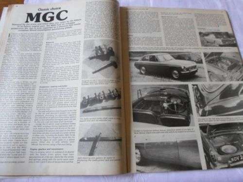 THOROUGHBRED & CLASSIC CARS MAGAZINE OCTOBER 1980 ( GSM DART , MGC , TRIUMPH TR7 ,