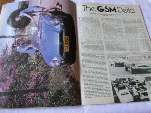 THOROUGHBRED & CLASSIC CARS MAGAZINE OCTOBER 1980 ( GSM DART , MGC , TRIUMPH TR7 ,