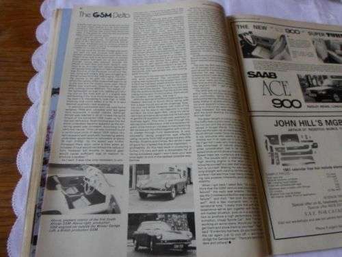 THOROUGHBRED & CLASSIC CARS MAGAZINE OCTOBER 1980 ( GSM DART , MGC , TRIUMPH TR7 ,