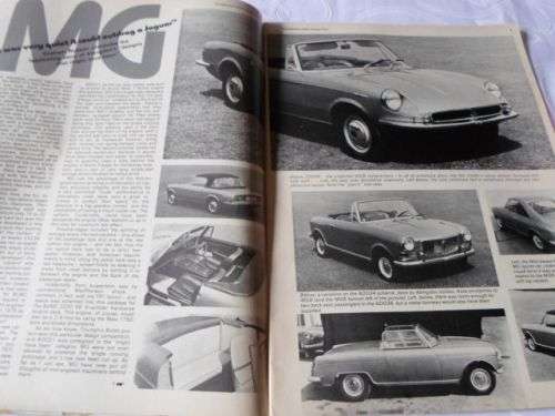 CLASSIC CARS MAGAZINE JUNE 1976 (  MG , PORSCHE , JAGUAR , DRAGONFLY , FIAT 500 )