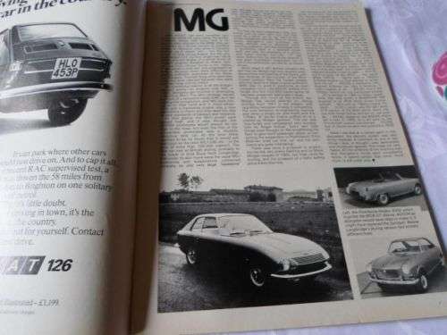 CLASSIC CARS MAGAZINE JUNE 1976 (  MG , PORSCHE , JAGUAR , DRAGONFLY , FIAT 500 )