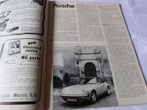 CLASSIC CARS MAGAZINE JUNE 1976 (  MG , PORSCHE , JAGUAR , DRAGONFLY , FIAT 500 )