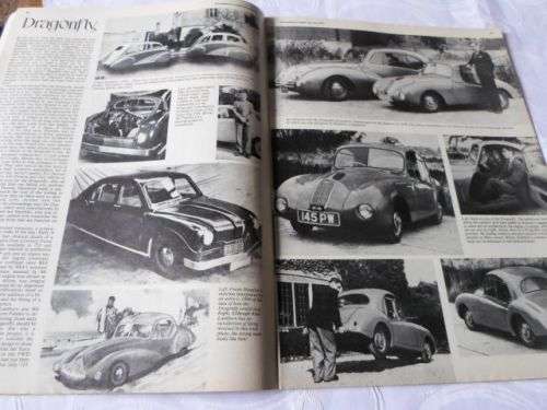 CLASSIC CARS MAGAZINE JUNE 1976 (  MG , PORSCHE , JAGUAR , DRAGONFLY , FIAT 500 )