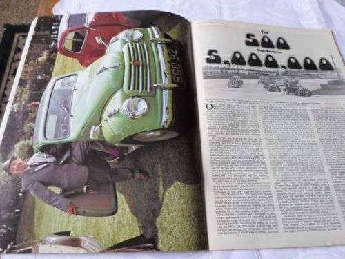 CLASSIC CARS MAGAZINE JUNE 1976 (  MG , PORSCHE , JAGUAR , DRAGONFLY , FIAT 500 )