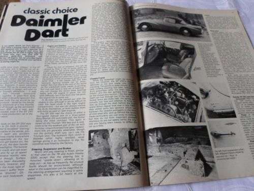 CLASSIC CARS MAGAZINE JUNE 1976 (  MG , PORSCHE , JAGUAR , DRAGONFLY , FIAT 500 )