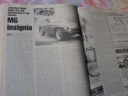 THOROUGHBRED & CLASSIC CARS MAGAZINE MARCH 1982 ( MGA , SUNBEAM RAPIER , AC COBRA , HEALEY ,