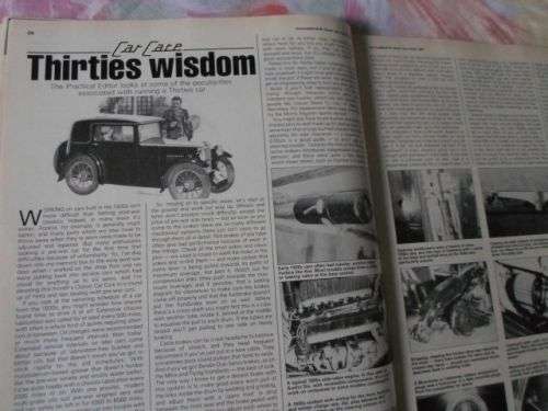 THOROUGHBRED & CLASSIC CARS MAGAZINE MARCH 1982 ( MGA , SUNBEAM RAPIER , AC COBRA , HEALEY ,