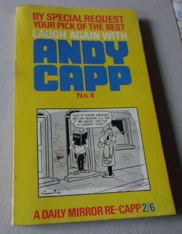 LAUGH AGAIN WITH ANDY CAPP NO.4 !!!  ( weight 100 grams )