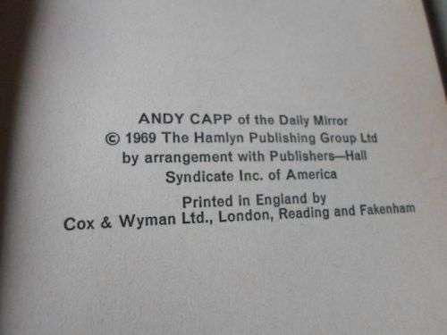 LAUGH AGAIN WITH ANDY CAPP NO.4 !!!  ( weight 100 grams )