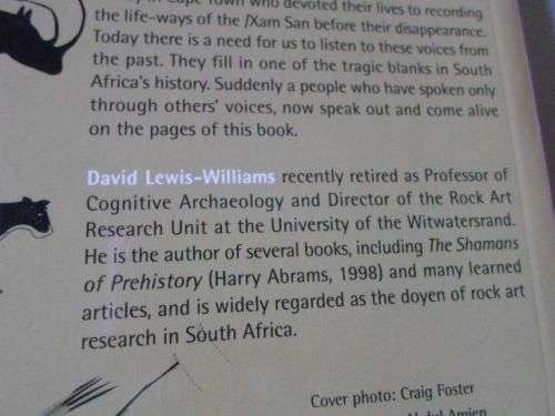 STORIES THAT FLOAT FROM AFAR - ANCESTRAL FOLKLORE OF THE SAN OF SOUTHERN AFRICA  ( weight 400 grams