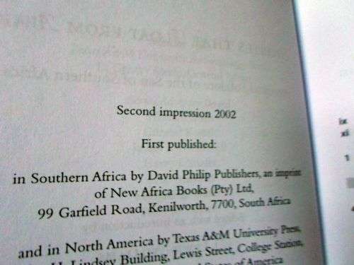 STORIES THAT FLOAT FROM AFAR - ANCESTRAL FOLKLORE OF THE SAN OF SOUTHERN AFRICA  ( weight 400 grams