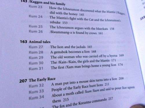 STORIES THAT FLOAT FROM AFAR - ANCESTRAL FOLKLORE OF THE SAN OF SOUTHERN AFRICA  ( weight 400 grams