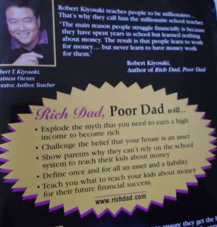 RICH DAD POOR DAD - ROBERT T KIYOSAKI ( 0,30 kg )