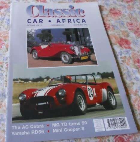 CLASSIC CAR AFRICA OCTOBER 1999 ( weight 0,10 kg )
