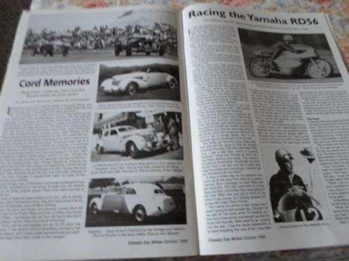 CLASSIC CAR AFRICA OCTOBER 1999 ( weight 0,10 kg )