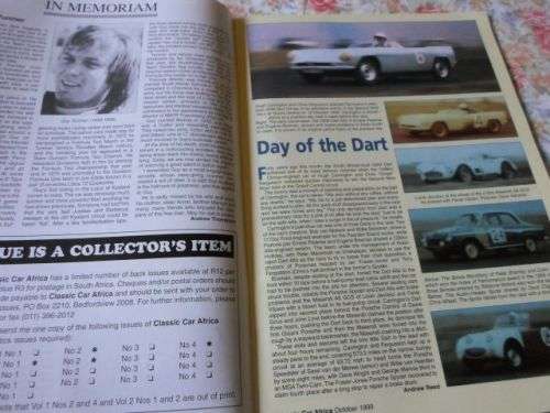 CLASSIC CAR AFRICA OCTOBER 1999 ( weight 0,10 kg )