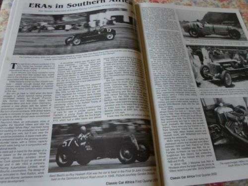CLASSIC CAR AFRICA MAGAZINE FIRST QUARTER 2002 ( weight 0,10 kg )