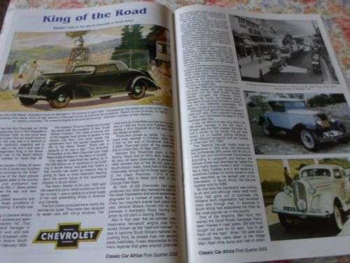 CLASSIC CAR AFRICA MAGAZINE FIRST QUARTER 2002 ( weight 0,10 kg )