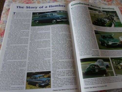 CLASSIC CAR AFRICA MAGAZINE FIRST QUARTER 2002 ( weight 0,10 kg )