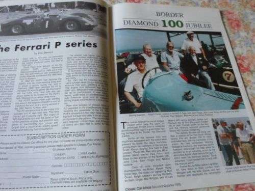 CLASSIC CAR AFRICA MAGAZINE SECOND QUARTER 1995 ( weight 0,10 kg )