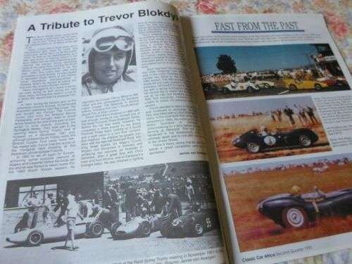 CLASSIC CAR AFRICA MAGAZINE SECOND QUARTER 1995 ( weight 0,10 kg )