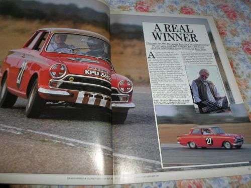 THOROUGHBRED & CLASSIC CARS MAGAZINE JANUARY 1990 ( LOTUS CORTINA ,