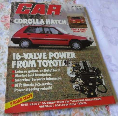 CAR MAGAZINE JULY 1985 ( OPEL KADETT GSi , BMW528i , RENAULT 9 ) weight 0,10 kg
