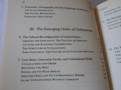 THE CLASH OF CIVILIZATIONS AND THE REMAKING OF THE WORLD ORDER - SAMUEL P HUNTINGTON ( weight 0,30 k