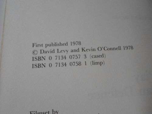 HOW TO PLAY THE SICILIAN DEFENCE - DAVID N.L. LEVY & KEVIN J O'CONNELL ( 0.30 kg )