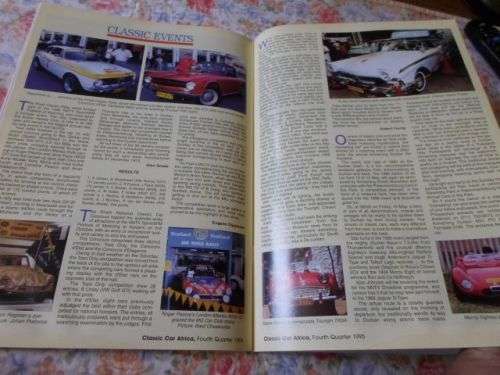 CLASSIC CAR AFRICA MAGAZINE FOURTH QUARTER 1995 ( GSM DART , DKW ) weight 0,20 kg