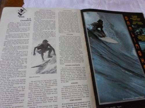 SURF AFRICA MAGAZINE JUNE 1974 ( weight 0,10 kg )