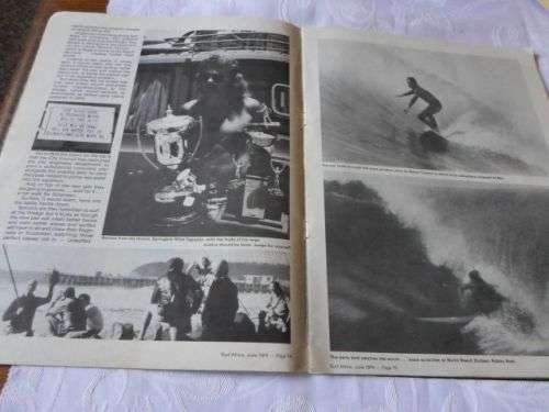 SURF AFRICA MAGAZINE JUNE 1974 ( weight 0,10 kg )