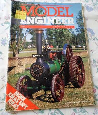 MODEL ENGINEER 20 NOV - 3 DEC 1987 MAGAZINE ( S.A. RAILWAYS CLASS 16DA )  (  (  0,20 kg )