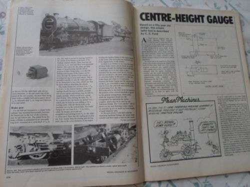 MODEL ENGINEER 20 NOV - 3 DEC 1987 MAGAZINE ( S.A. RAILWAYS CLASS 16DA )  (  (  0,20 kg )