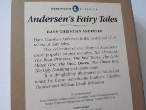 ANDERSEN'S FAIRY TALES - HANS CHRISTIAN ANDERSEN ( weight 0,20 kg )