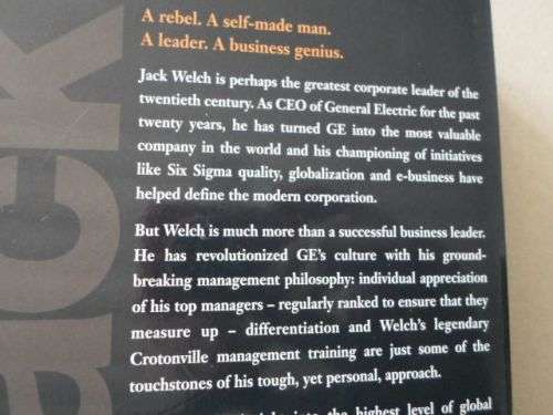 JACK - WHAT I'VE LEARNED LEADING A GREAT COMPANY AND GREAT PEOPLE - JACK WELCH ( 0,70 kg )
