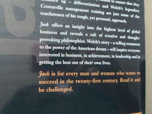 JACK - WHAT I'VE LEARNED LEADING A GREAT COMPANY AND GREAT PEOPLE - JACK WELCH ( 0,70 kg )